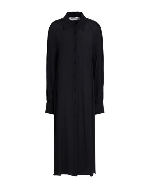 Shirtaporter Black Midi-Kleid