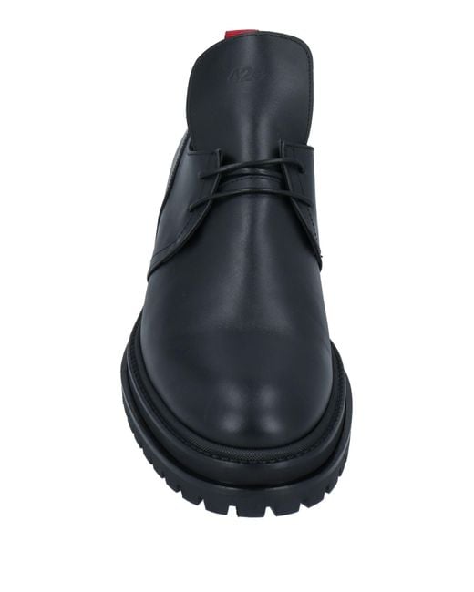 424 Black Lace-up Shoes for men