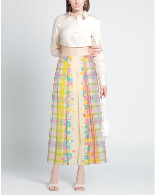 Boutique Moschino Yellow Maxi Skirt