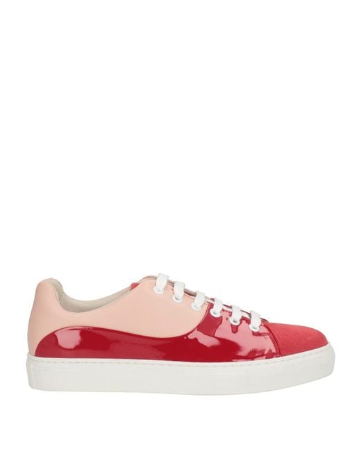 Cerruti 1881 Pink Sneakers Calfskin