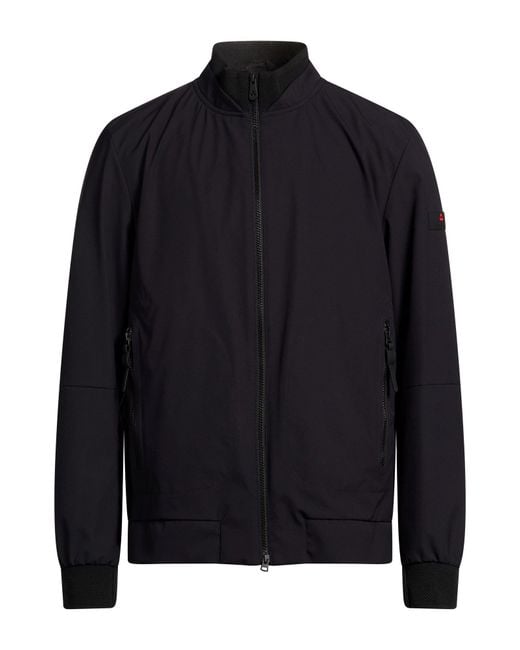Peuterey Blue Midnight Jacket Polyester, Elastane for men