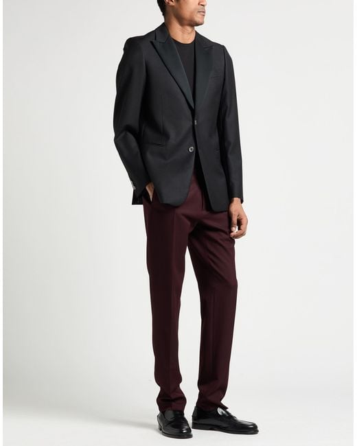 Moschino Black Blazer Virgin Wool for men