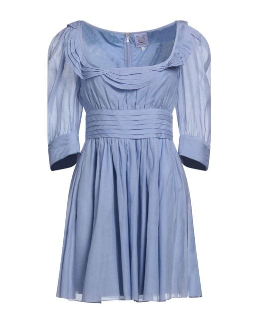 Thierry Colson Blue Mini-Kleid