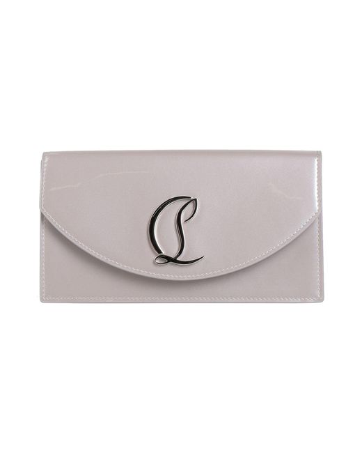 Christian Louboutin Gray Handbag Leather