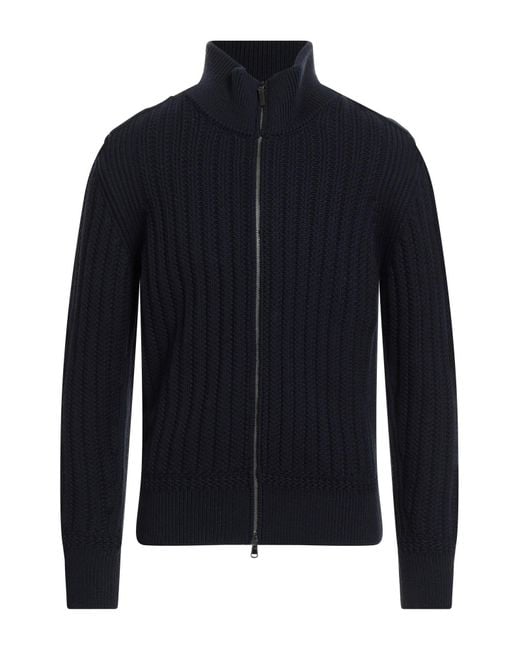 Kangra Blue Midnight Cardigan Wool for men