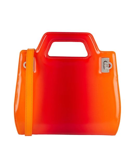 Ferragamo Orange Handbag