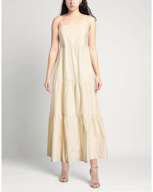ALESSIA SANTI Natural Maxi-Kleid