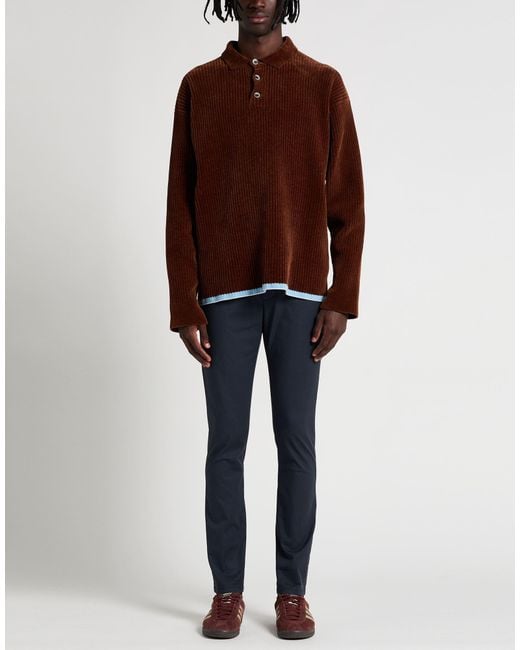 Dondup Blue Pants Cotton, Lyocell, Elastane for men