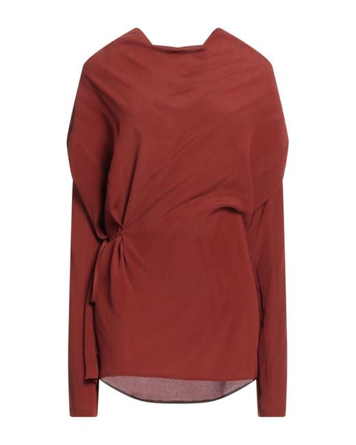 Erika Cavallini Semi Couture Red Top