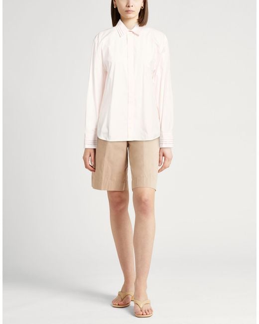Peserico White Light Shirt Cotton, Elastane