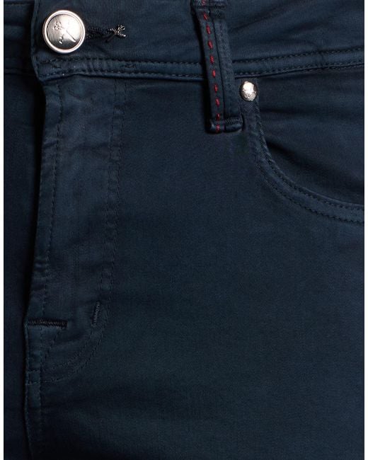 Tramarossa Blue Pants Cotton, Polyester, Elastane for men