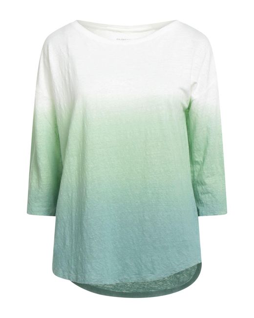 Majestic Filatures Blue Light T-Shirt Cotton, Linen