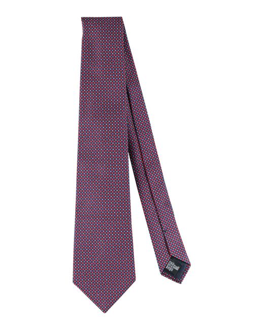 Corbata y pajarita Emporio Armani de hombre de color Purple