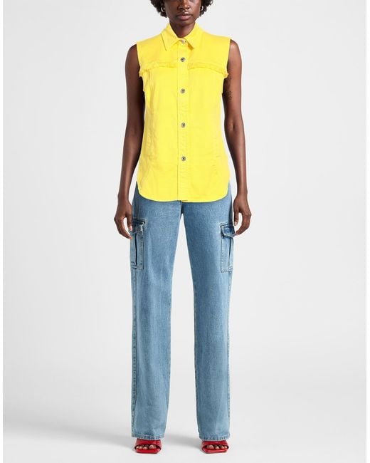Grifoni Yellow Denim Shirt