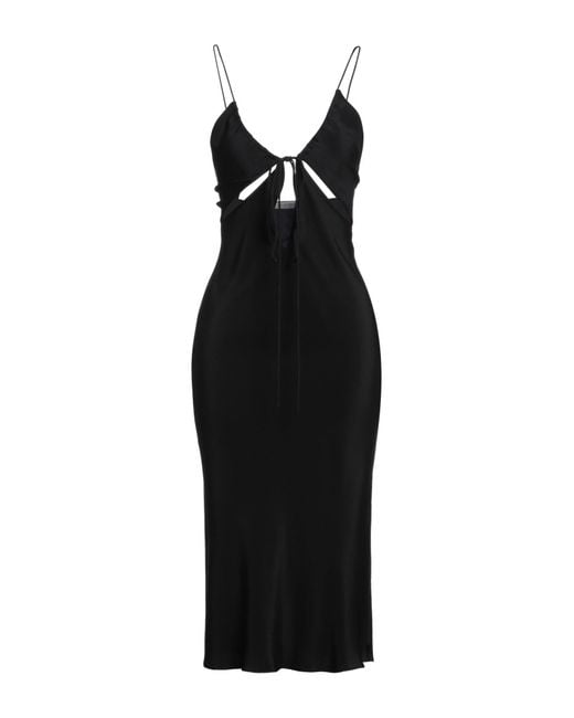 Vestido midi Christopher Esber de color Black