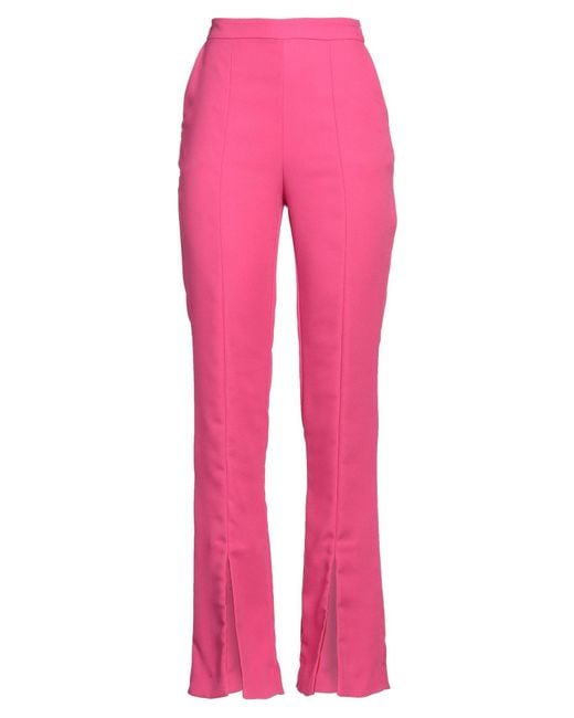 Manila Grace Pink Fuchsia Pants Polyester