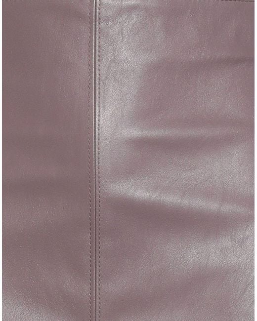 Max Mara Purple Leisure Midi Skirt Polyester, Polyurethane Resin