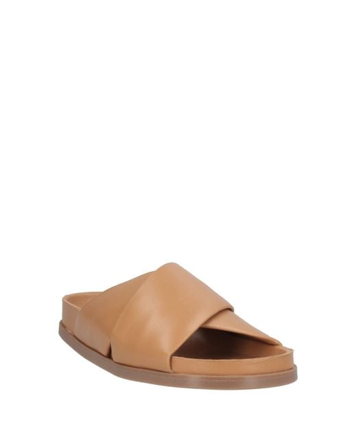 Mansur Gavriel Brown Sandals