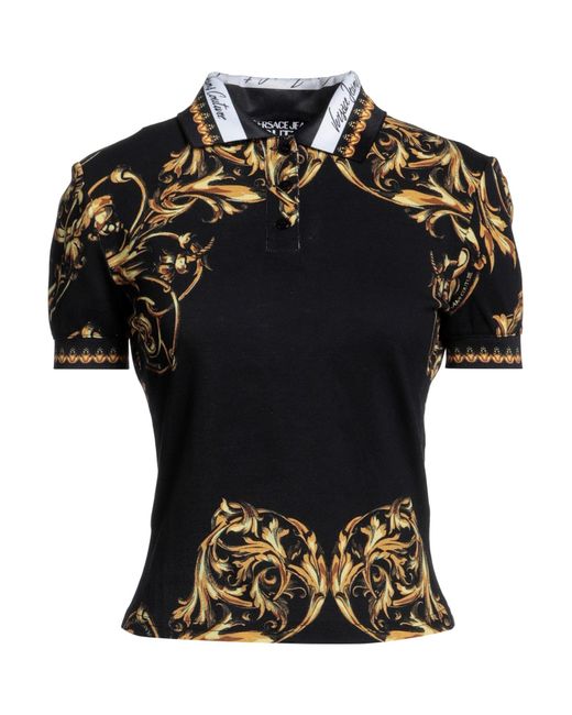 Versace Black Polo Shirt