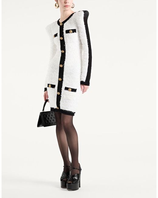Balmain White Mini Dress
