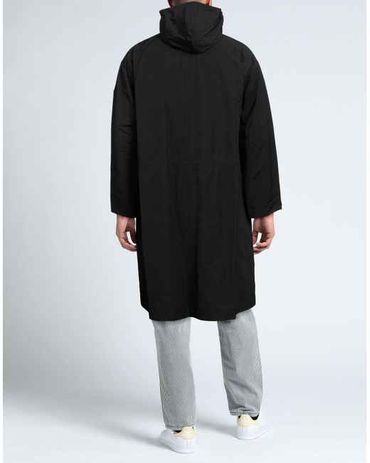 Massimo Alba Black Overcoat & Trench Coat for men
