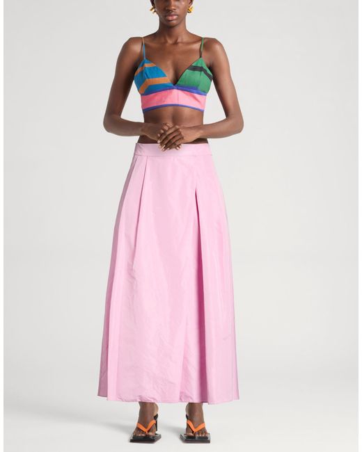 Pinko Pink Maxi Skirts