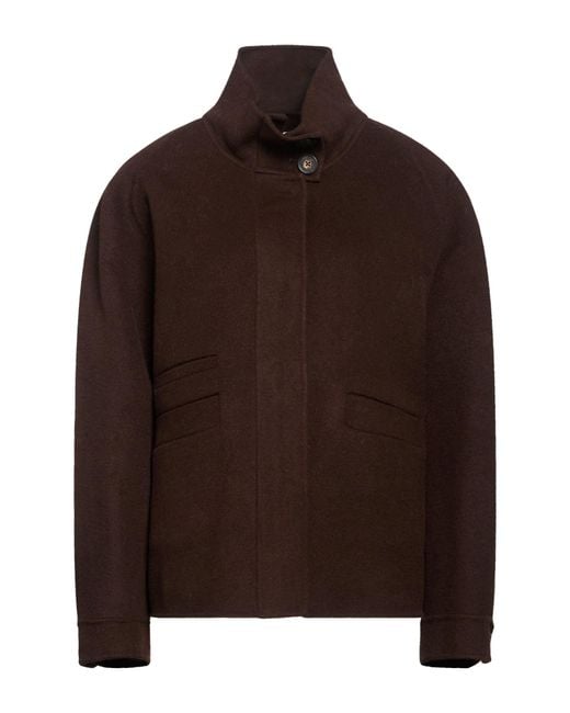 Manila Grace Brown Coat