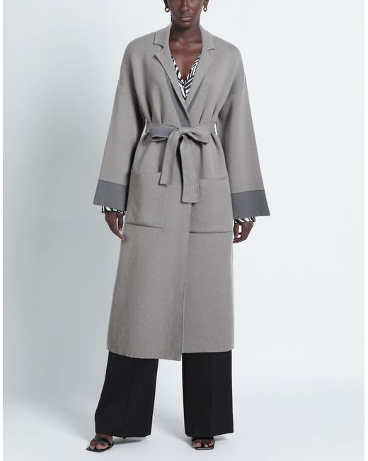 Sobretodo Y Gabardina Le Tricot Perugia de color Gray