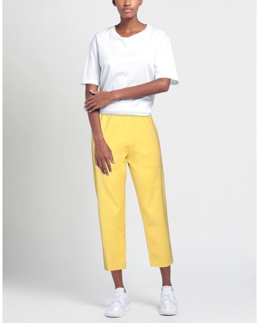 Drumohr Yellow Pants Wool