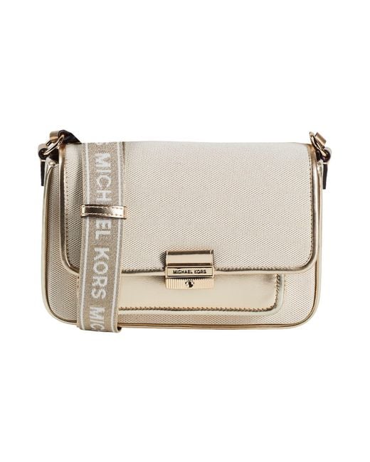 MICHAEL Michael Kors Natural Cross-Body Bag Textile Fibers