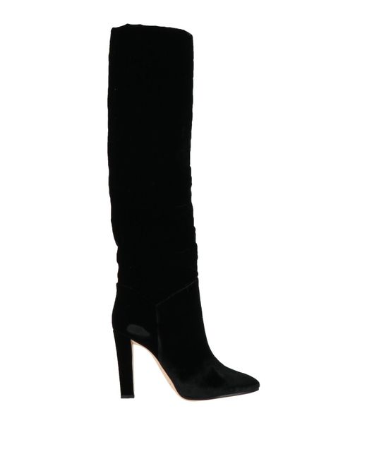 Alberta Ferretti Black Boot Textile Fibers