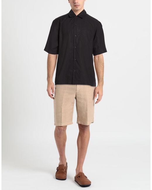 MODES Black Shirt Cotton for men