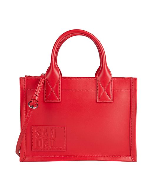 Borsa A Mano di Sandro in Red