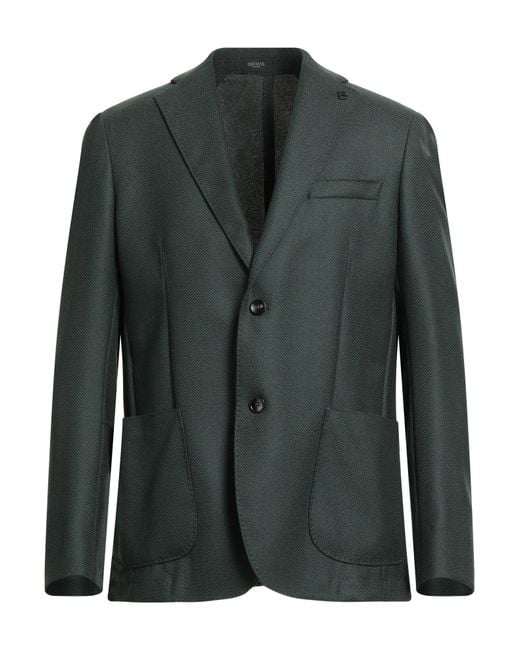 BRERAS Milano Green Blazer for men