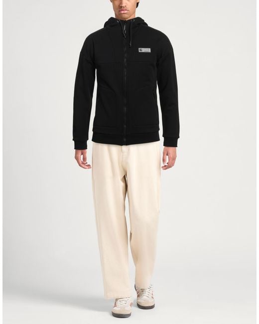EA7 Black Sweatshirt for men