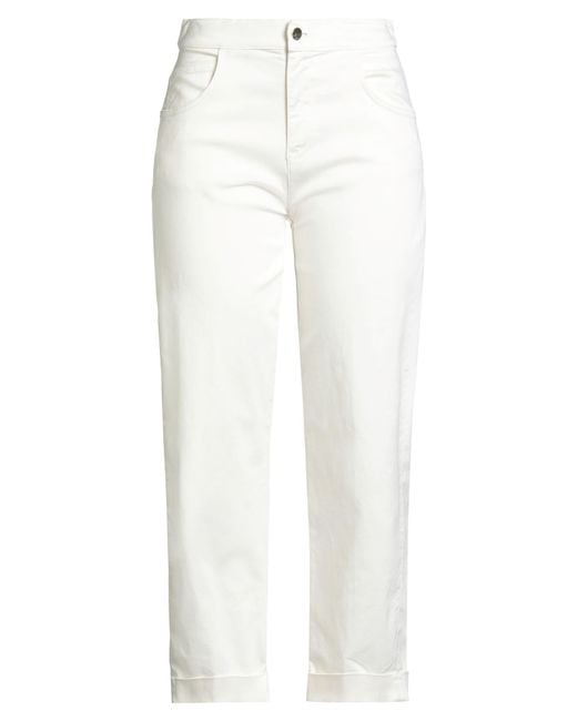 Kaos White Pants Cotton, Lyocell, Elastane