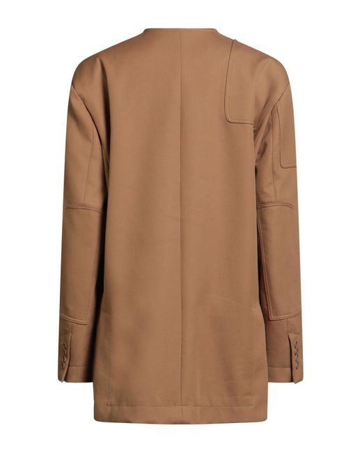 Max Mara Brown Sfilata Camel Overcoat & Trench Coat Cotton