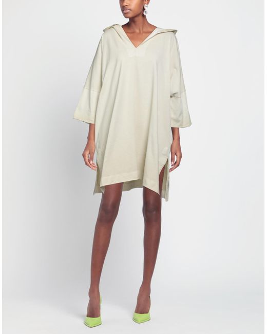 Roberto Collina Natural Mini Dress