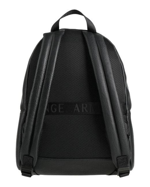 ARMANI EXCHANGE Black Backpacks for men