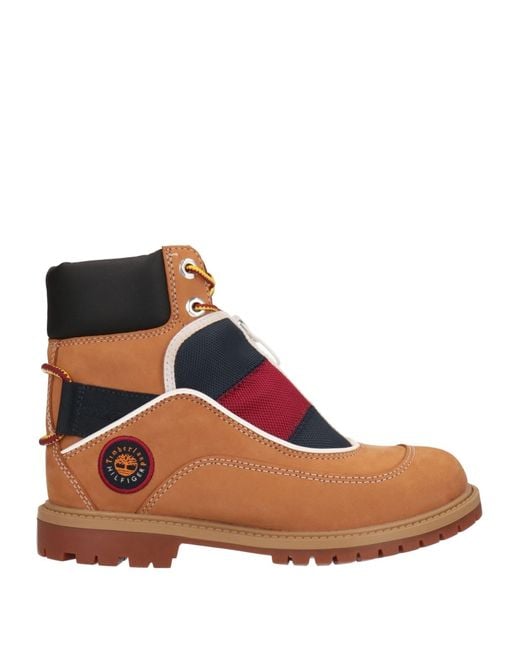 TOMMY HILFIGER x TIMBERLAND Brown Ankle Boots