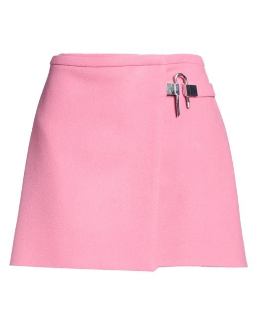 Givenchy Pink Mini Skirt Wool