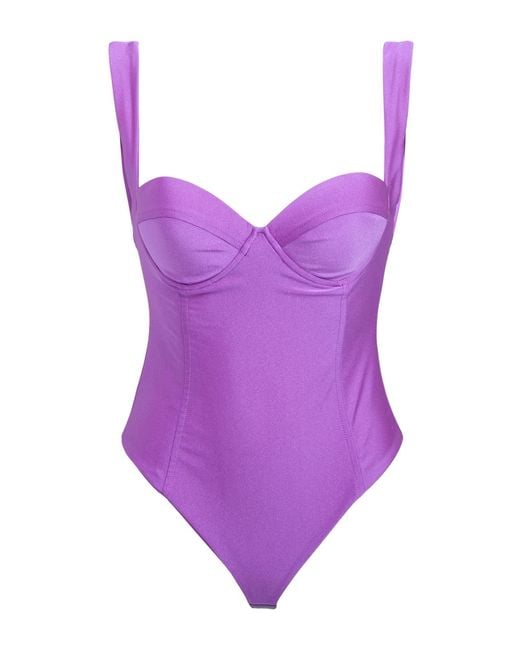 SILENCE LIMITED Purple Bodysuit Polyamide, Elastane