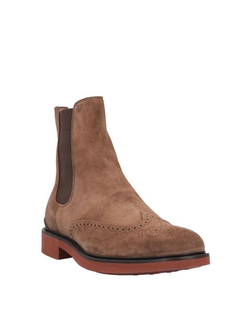 Tod's Brown Ankle Boots for men