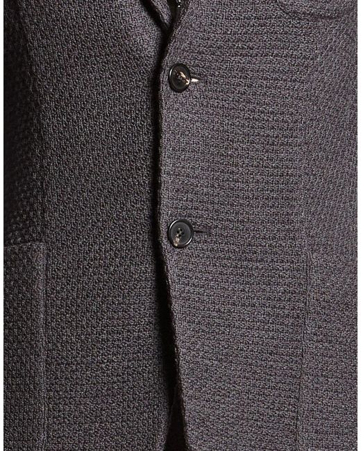 Zanone Gray Blazer for men