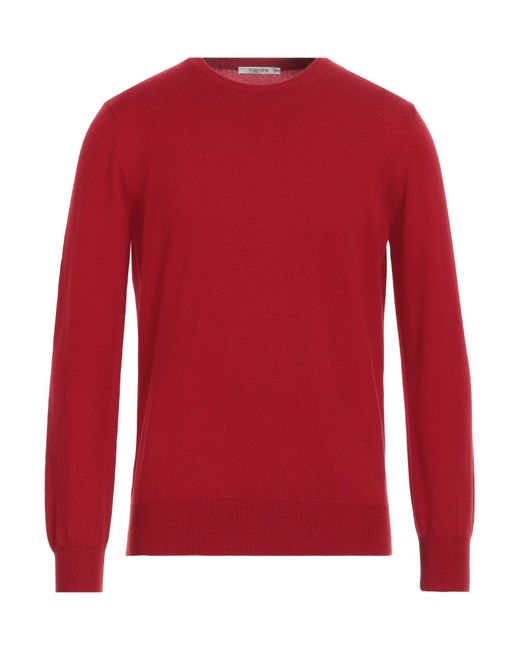 Kangra Red Brick Sweater Wool, Silk, Cashmere for men