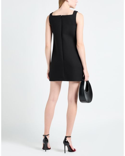 Versace Black Mini Dress Polyester