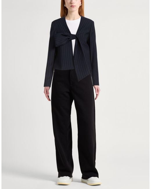 Vivetta Blue Jacket Polyester, Viscose, Elastane