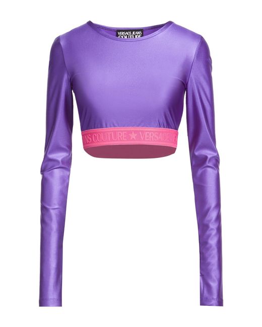 Versace Jeans Couture Purple T-Shirt