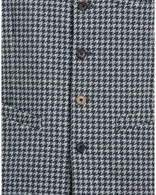 Bob Blue Tailored Vest Cotton, Polyester, Elastane for men