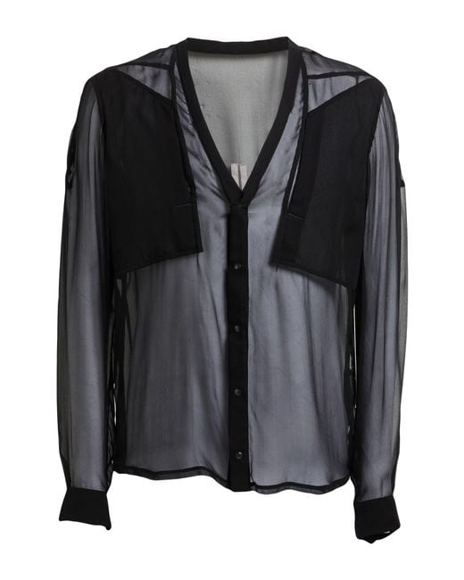 Rick Owens Black Shirt for men